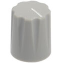 Mini-Fluted knob grey