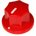 Eagle knob 19mm red