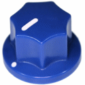 Eagle knob 19mm blue