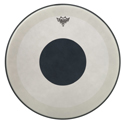 Remo Powerstroke 3 white roughened Black Dot 23 inch P3-1123-10