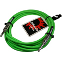 EP1718GN Overbraid Cable Neon Green 6m