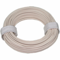 Wire, 0,25mm Pre-bond, white, 15m
