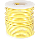 Wire, 0,35mm, yellow, 15m