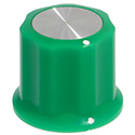 Synth knob Synthie-4 Green