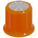 Synth knob Synthie-4 Orange