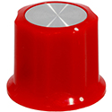 Synth knob Synthie-4 Red
