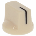 Cream pointer knob