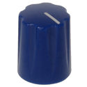 Mini-Fluted knob dark blue