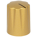 Mini-Fluted knob gold black index