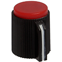 Knurled knob LC-RED