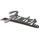 Fender Logo 1960-1963 Brown