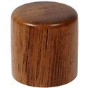 Wood knob Dome-PL-Walnut