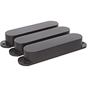 Strat Pickup Cover Set NH Black
