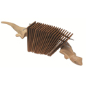 Toca Sound Effects Gecko Wooden Clacker Wood T-GC