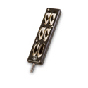 Latin Percussion Jingle Kick steel, nickel-plated