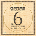 Optima No. 6 24 Carat Gold Set of Nylon Gold high NO6.GNHT