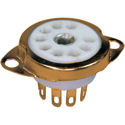 Tube Socket CH-9-MBR-GOLD