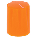 Mini-Fluted knob Orange Bright