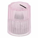 Mini-Fluted knob Translucent Pink