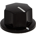 Artufo knob 20mm Black