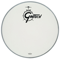 Gretsch Bass drum head Ambassador white roughened 24 inch