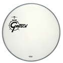 Gretsch Bass drum head Ambassador white roughened 18 inch
