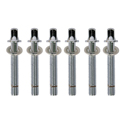 Latin Percussion Tuning screws Timbale - Aspire LPA256 Chrome, 6 pieces