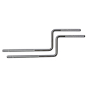 Latin Percussion Hardware Accessories & Spare Parts Percussion Rod 3/8 inch - LP372 + LP472 Everything Rack - Z-Shape chrome