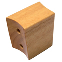 Latin Percussion Middle Block Bongo Traditional - LP202-AW LP201A-3 Generation 3 Nature