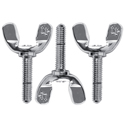 Latin Percussion Hardware Accessories & Spare Parts Wing Screw 5/16 inch x 33 mm - Height Adjustment LP635 LP636 Collapsible Cradle chrome