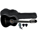 PURE GEWA Classical Guitar Basic Set 3/4 black