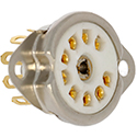 Tube socket Noval CSL-UP-GOLD