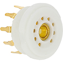 Tube socket Noval CPC-MHSP-GOLD