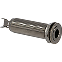 Pure Tone Barrel Jack Stereo Black Nickel PTT5BN