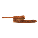 Ovation Premium leather guitar strap Wet Sand