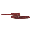 Ovation Premium leather guitar strap Ruby Red