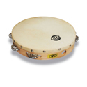 Latin Percussion Tambourine CP Wood 10 inch, single row