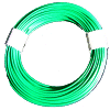 Wire, 0,14mm, green 10m