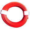 Wire, 1,0mm, red, 10m