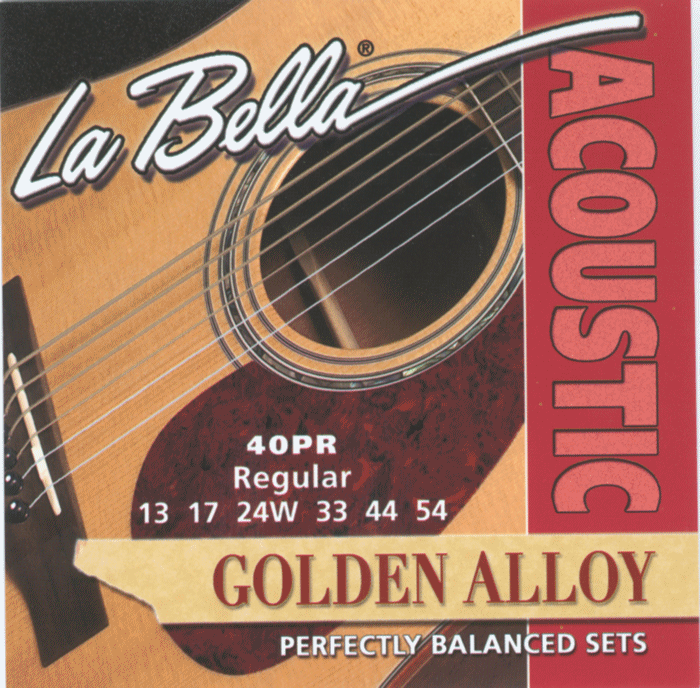 La Bella 40 Pr Regular Acoustic Guitar La Bella Strings Accessories Banzai Music Gmbh