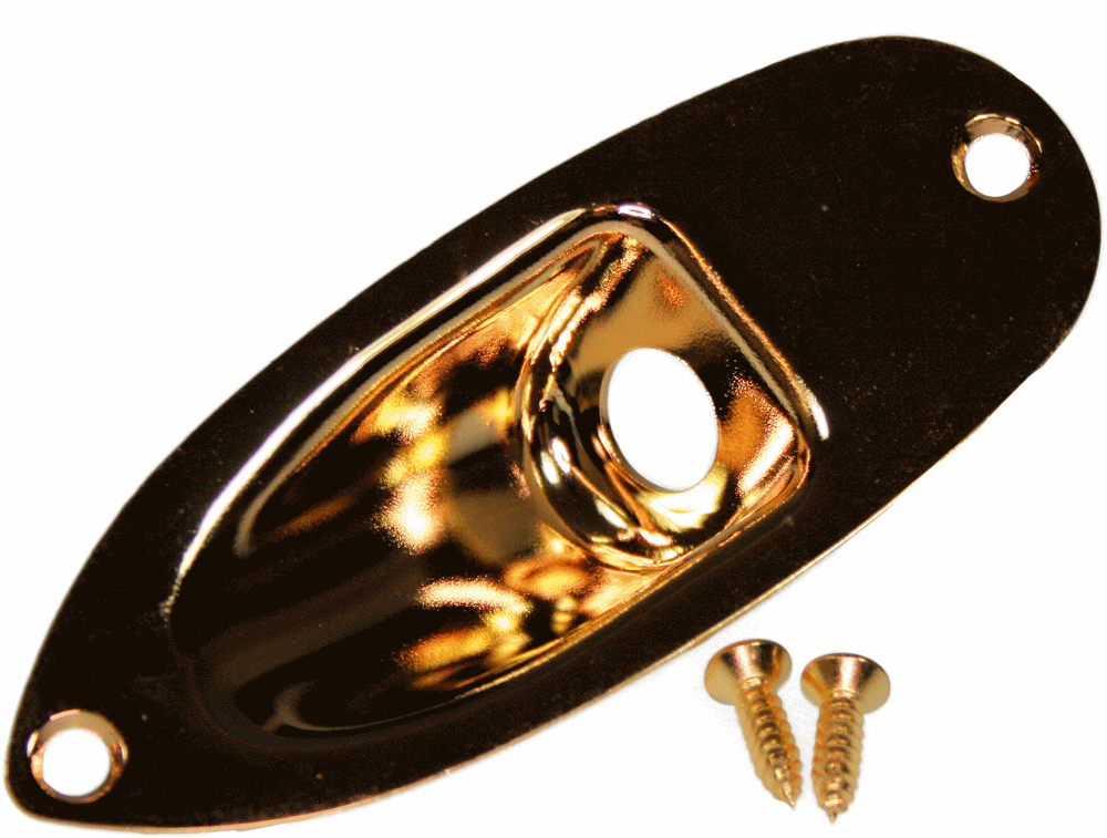 Gotoh JCS1 Gold Jack Plate Jack Plates Hardware Guitar and Bass Parts Banzai Music GmbH