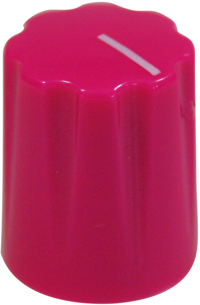 MiniFluted knob Pink MiniFluted Fluted Plastic Knobs