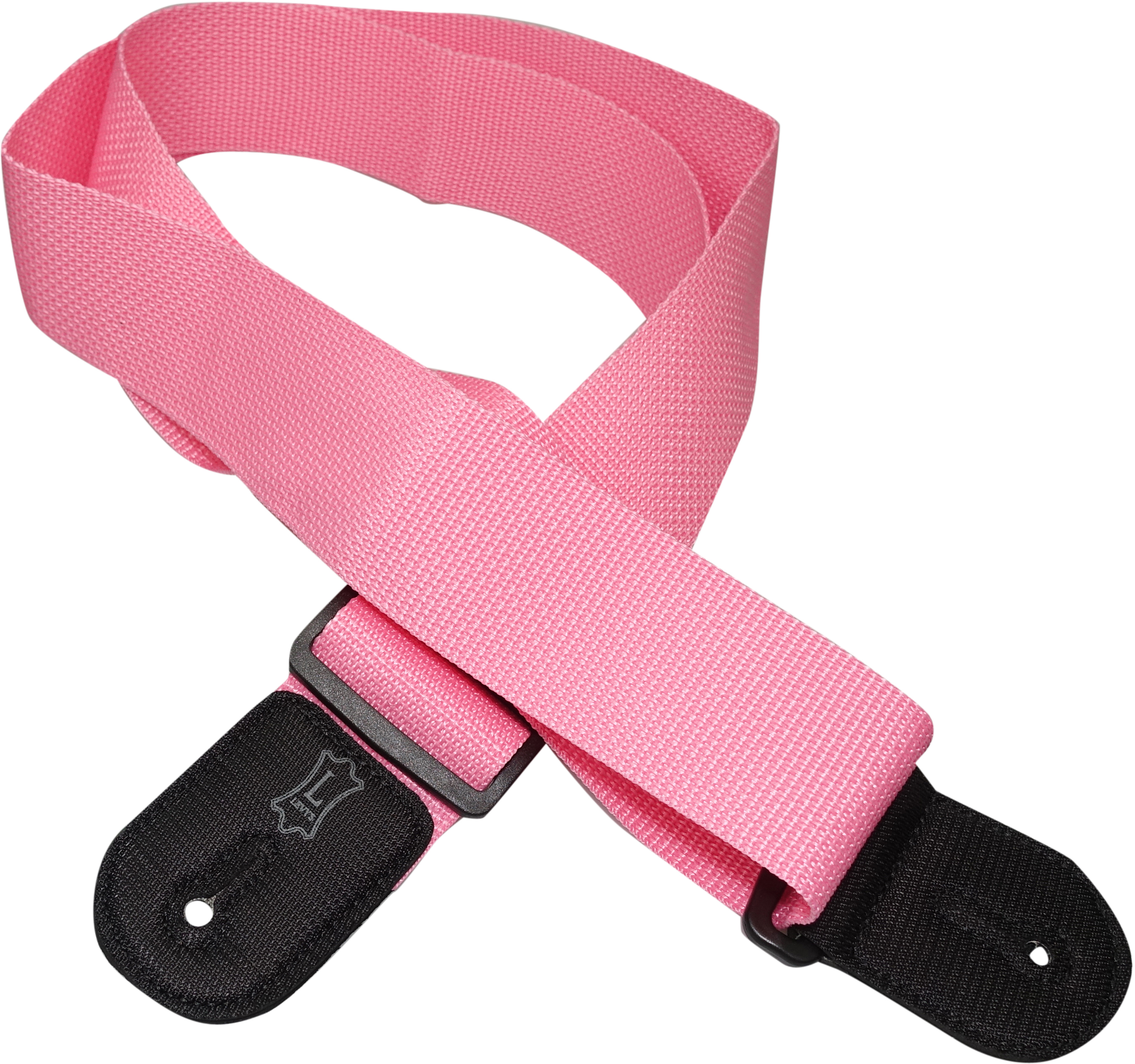 Levy's 2 Polypropylene Logo Guitar Strap in Pink