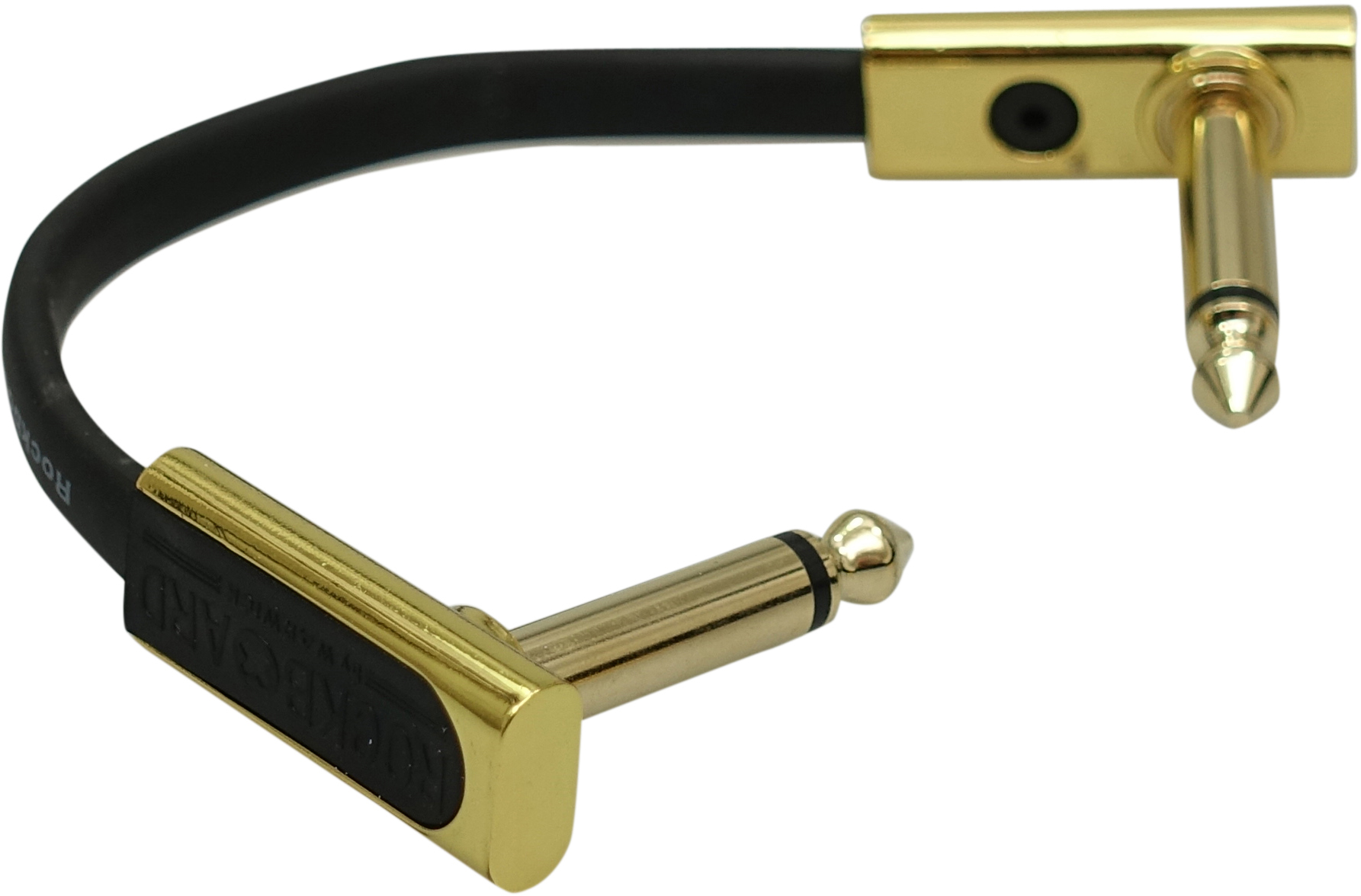 RockBoard Flat Patch Cable 10cm Gold :: Patch Cables :: RockCable by Warwick  :: Cables :: Accessories :: Banzai Music GmbH