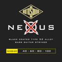 Rotosound NXB40 Set of 4-strand hybrid 40-100