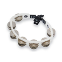 Latin Percussion Tambourine Cyclops mountable Steel Jingles, white