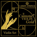 Larsen Violin strings Il CANNONE Gold Set Soloist Gold