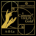 Larsen Violin strings Il CANNONE Gold Soloist aluminum rolled*