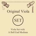 Larsen Viola strings Original Fiber Core Set A Ball medium