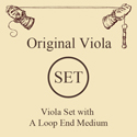 Larsen Viola strings Original Fiber Core Set A Loop medium